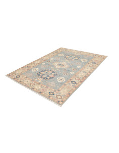 Rug Kazak Afghanistan 155x203 Sky Blue Beige Cr 2