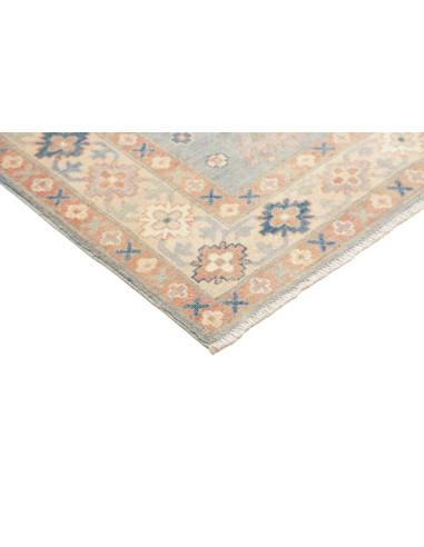 Rug Kazak Afghanistan 155x203 Sky Blue Beige Cr