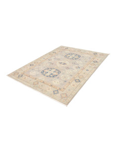 Tappeto Kazak Afghanistan 154x197 Grigio Azzurr 2