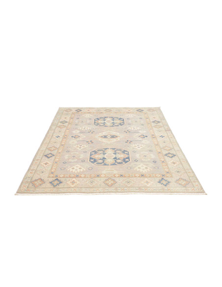Rug Kazak Afghanistan 154x197 Grey Blue Peach C