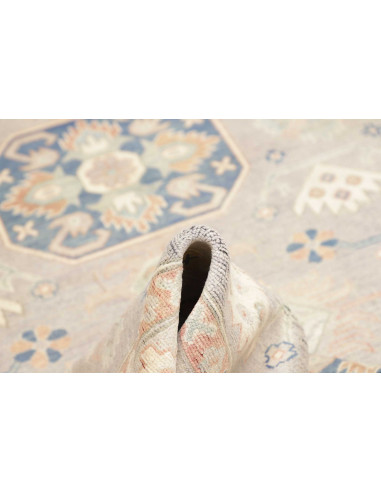 Rug Kazak Afghanistan 154x197 Grey Blue Peach C
