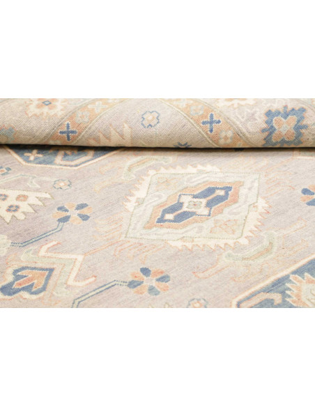 Tappeto Kazak Afghanistan 154x197 Grigio Azzurr