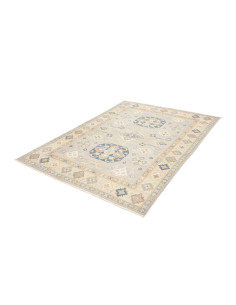Tappeto Kazak Afghanistan 150x202 Grigio Chiaro 2