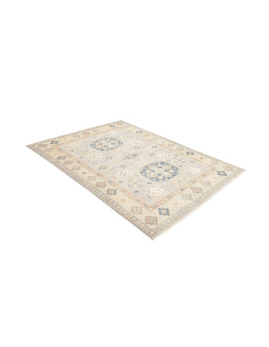 Rug Kazak Afghanistan 150x202 Light Grey Light