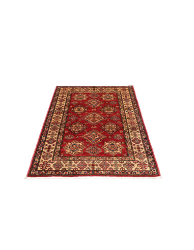Rug Kazak Fine Pakistan brown yellow 101x147