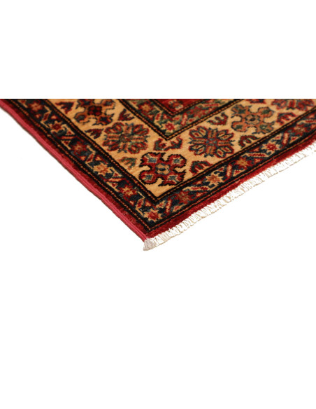 Rug Kazak Fine Pakistan brown yellow 101x147