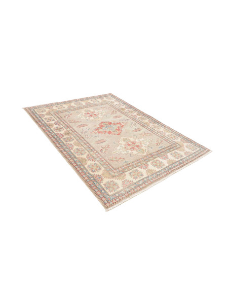 Rug Kazak Afghanistan 154x201 Light Grey Beige