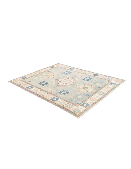 Rug Kazak Afghanistan 150x185 Light Blue Cream