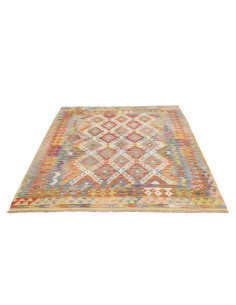 Rug Kilim Afghanistan 153x202 Cream Beige Blue 2