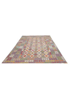 Rug Kilim Afghanistan 197x294 Bluish Grey Purpl 2