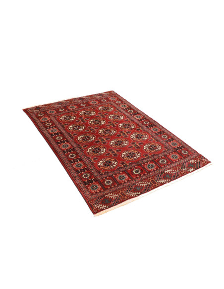 Tappeto Torkaman Persia marrone blu 108x150