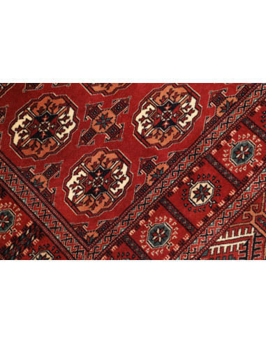 Tappeto Torkaman Persia marrone blu 108x150