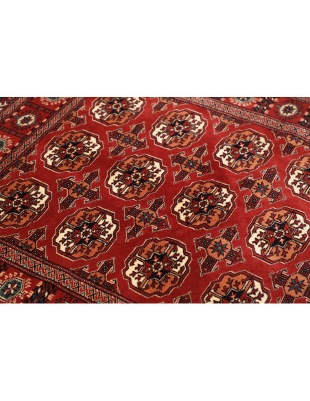 Tappeto Torkaman Persia marrone blu 108x150