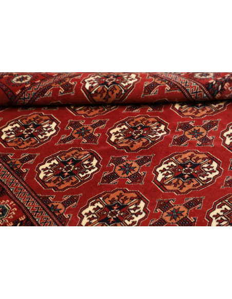 Tappeto Torkaman Persia marrone blu 108x150