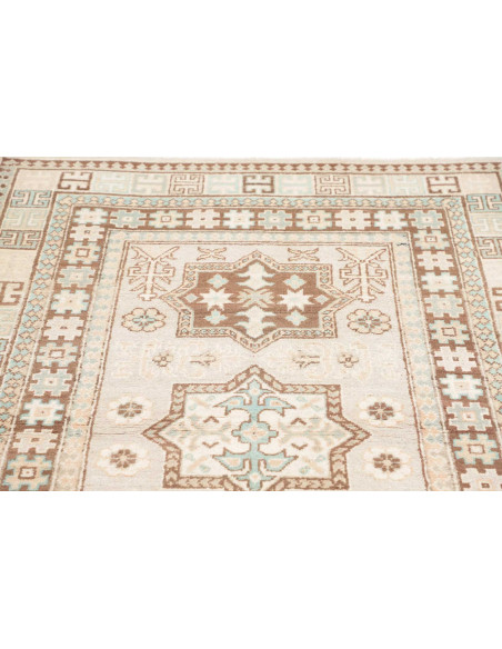 Hand Made Rug Kazak Afghanistan 123x182 Beige B