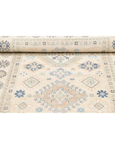 Rug Kazak Afghanistan 117x178 Beige Blue