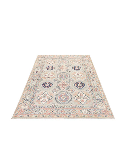 Tappeto Kazak Afghanistan 122x180 Grigio Chiaro