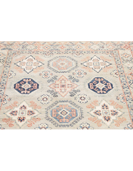 Tappeto Kazak Afghanistan 122x180 Grigio Chiaro