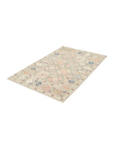 Rug Kazak Afghanistan 103x155 Sage Green Peach 2