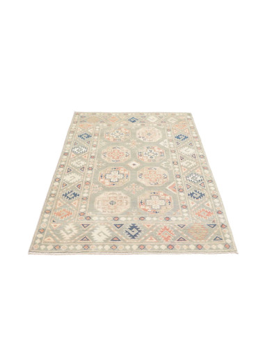Rug Kazak Afghanistan 103x155 Sage Green Peach