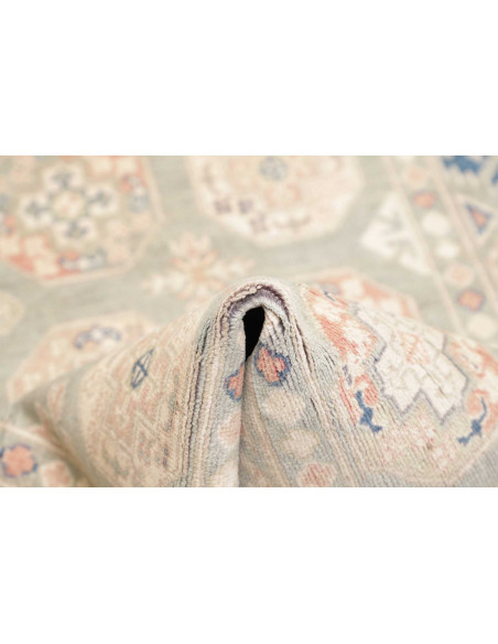 Rug Kazak Afghanistan 103x155 Sage Green Peach