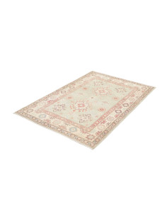 Rug Kazak Afghanistan 105x148 Mint Green Beige 2