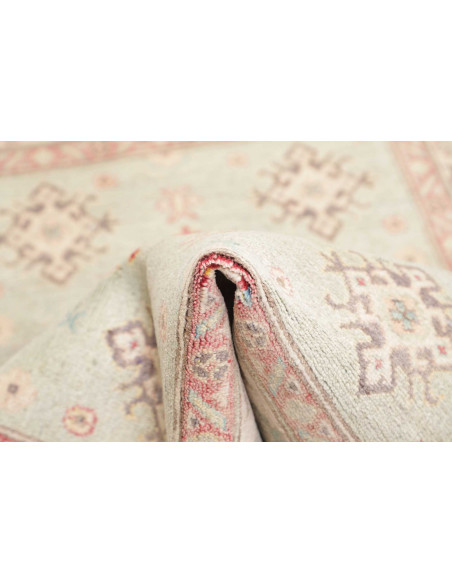 Rug Kazak Afghanistan 105x148 Mint Green Beige
