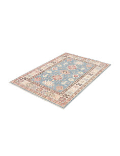 Tappeto Kazak Afghanistan 103x149 Azzurro Blu B 2