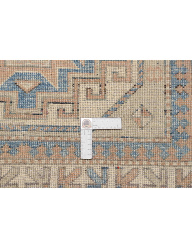 Tappeto Kazak Afghanistan 105x150 Beige Blu