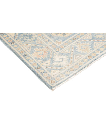 Rug Kazak Afghanistan 104x148 Light Blue Cream