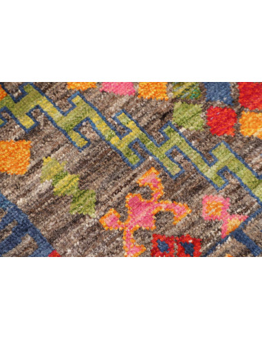 Rug Berber Pakistan 99x142 Brown Grey