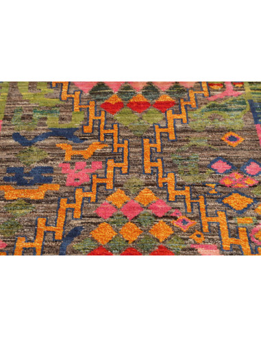 Rug Berber Pakistan 99x142 Brown Grey