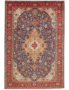Rug Tabriz Persia brown maroon 204x298