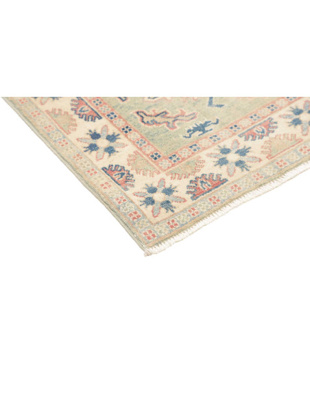 Tappeto Kazak Afghanistan 99x147 Verde Salvia C