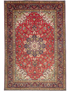 Rug Tabriz Persia brown grey 200x294