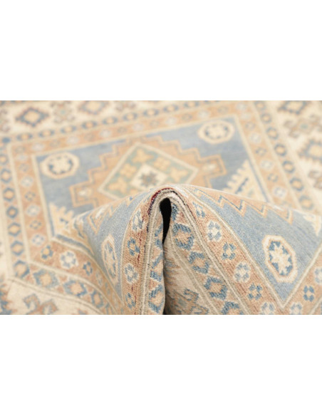 Tappeto Kazak Afghanistan 104x145 Blu Chiaro Be