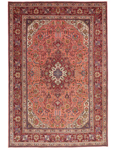 Rug Tabriz Persia brown yellow 200x294