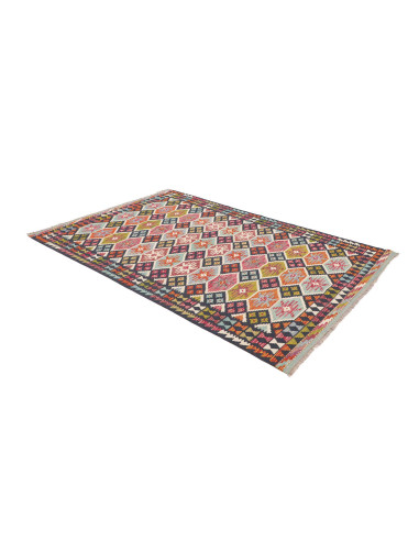 Rug Kilim Afghanistan 166x252 Multicolor Navy B