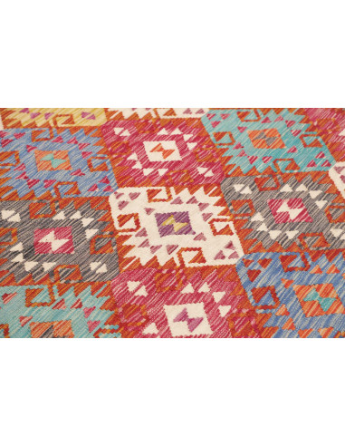 Rug Kilim Afghanistan 167x242 Terracotta Red Sa