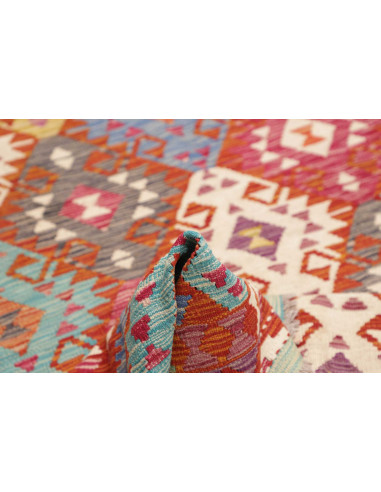 Rug Kilim Afghanistan 167x242 Terracotta Red Sa