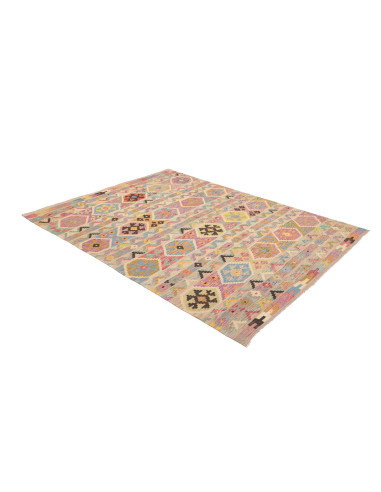 Tappeto Kilim Afghanistan 168x232 Beige Crema R