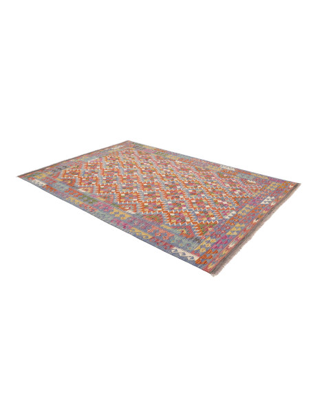 Rug Kilim Afghanistan 172x247 Sky Blue Orange Y