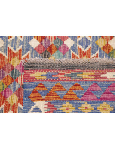 Rug Kilim Afghanistan 172x247 Sky Blue Orange Y