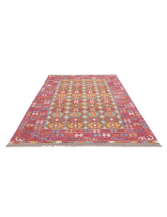 Tappeto Kilim Afghanistan 172x246 Magenta Blu A 2