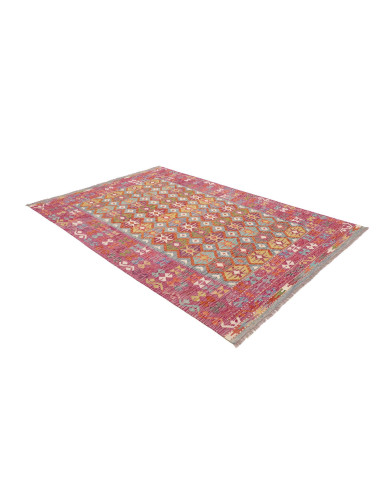 Tappeto Kilim Afghanistan 172x246 Magenta Blu A