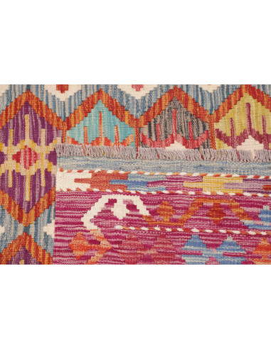 Tappeto Kilim Afghanistan 172x246 Magenta Blu A
