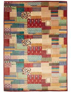 Rug Royal Gabbeh Pakistan 252x356 Red Beige Blu