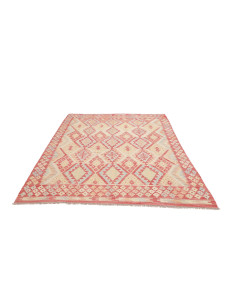 Tappeto Kilim Afghanistan 179x235 Rosso Corallo 2
