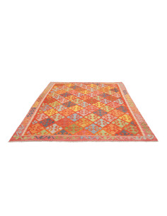 Hand Made Rug Kilim Afghanistan 190x235 Orange 2