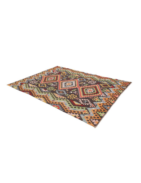 Hand Made Rug Kilim Afghanistan 175x240 Dark Gr